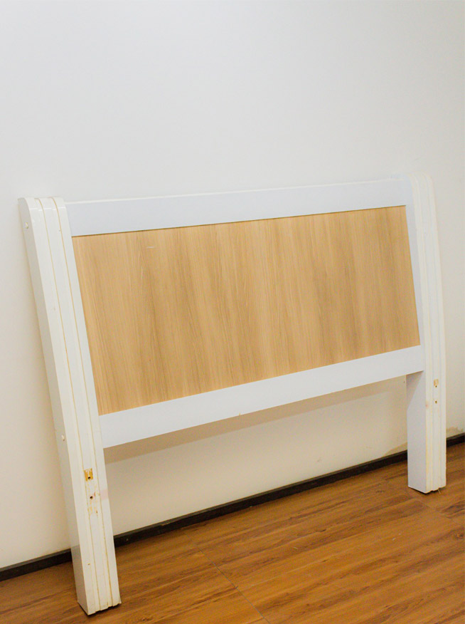 Cabeceira de Cama de Solteiro Branca