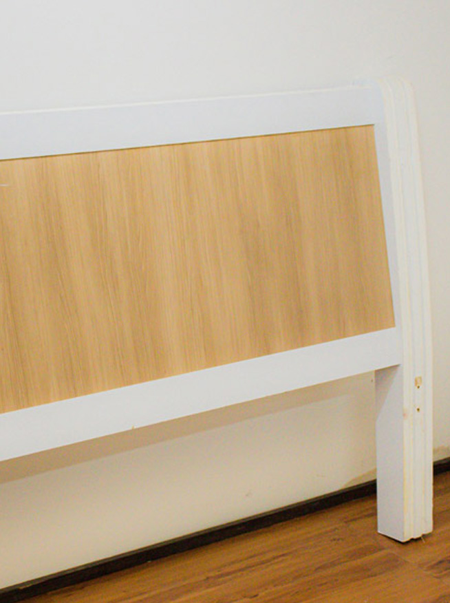 Cabeceira de Cama de Solteiro Branca