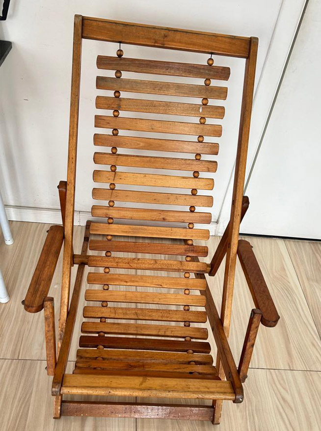 Cadeira Exterior em Madeira