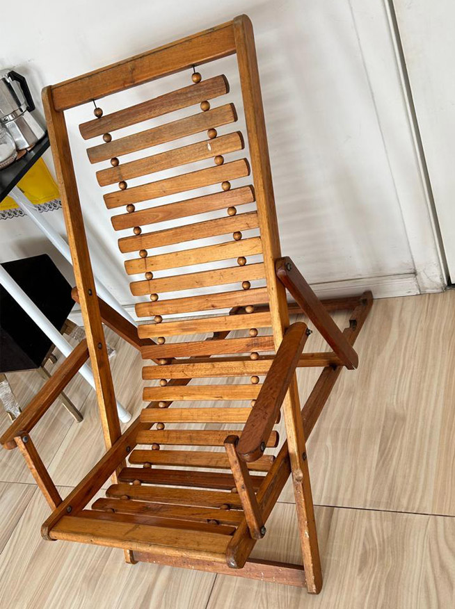 Cadeira Exterior em Madeira